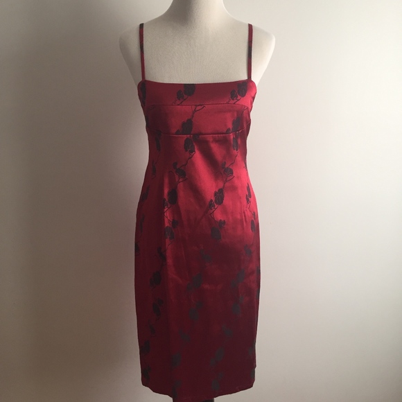 esprit red dress